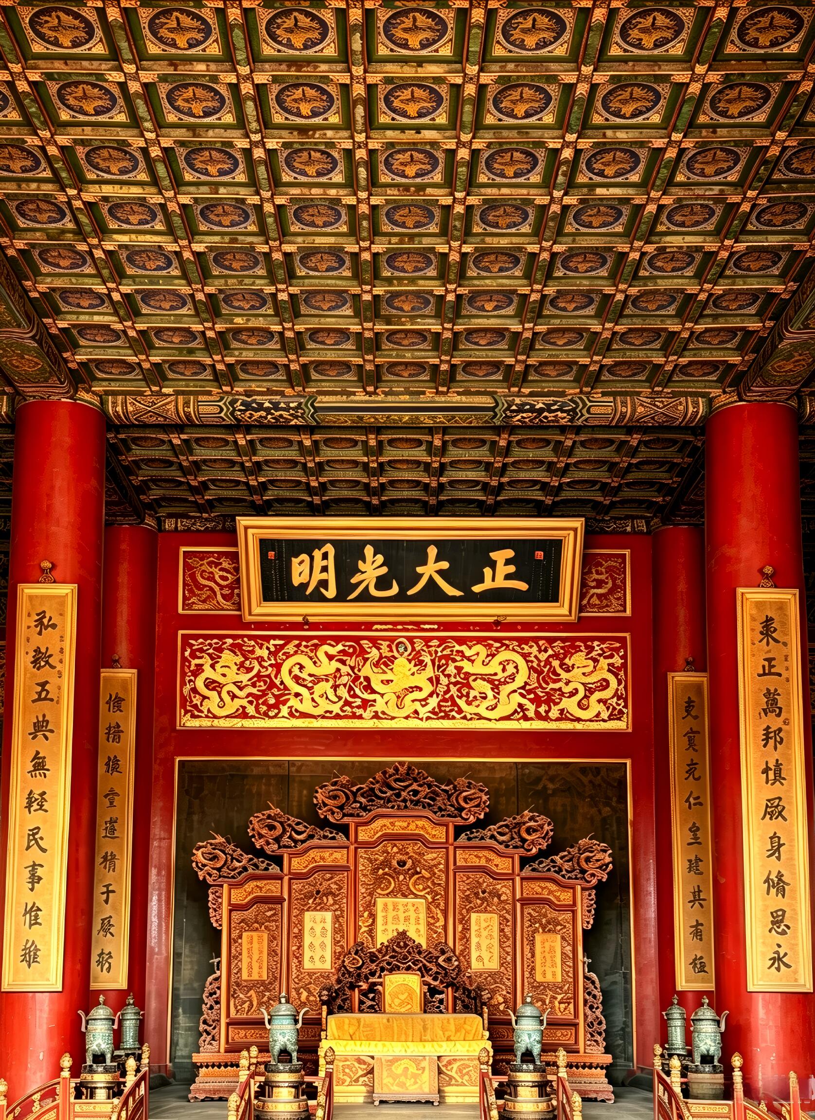 Imperial architecture inside the Forbidden City