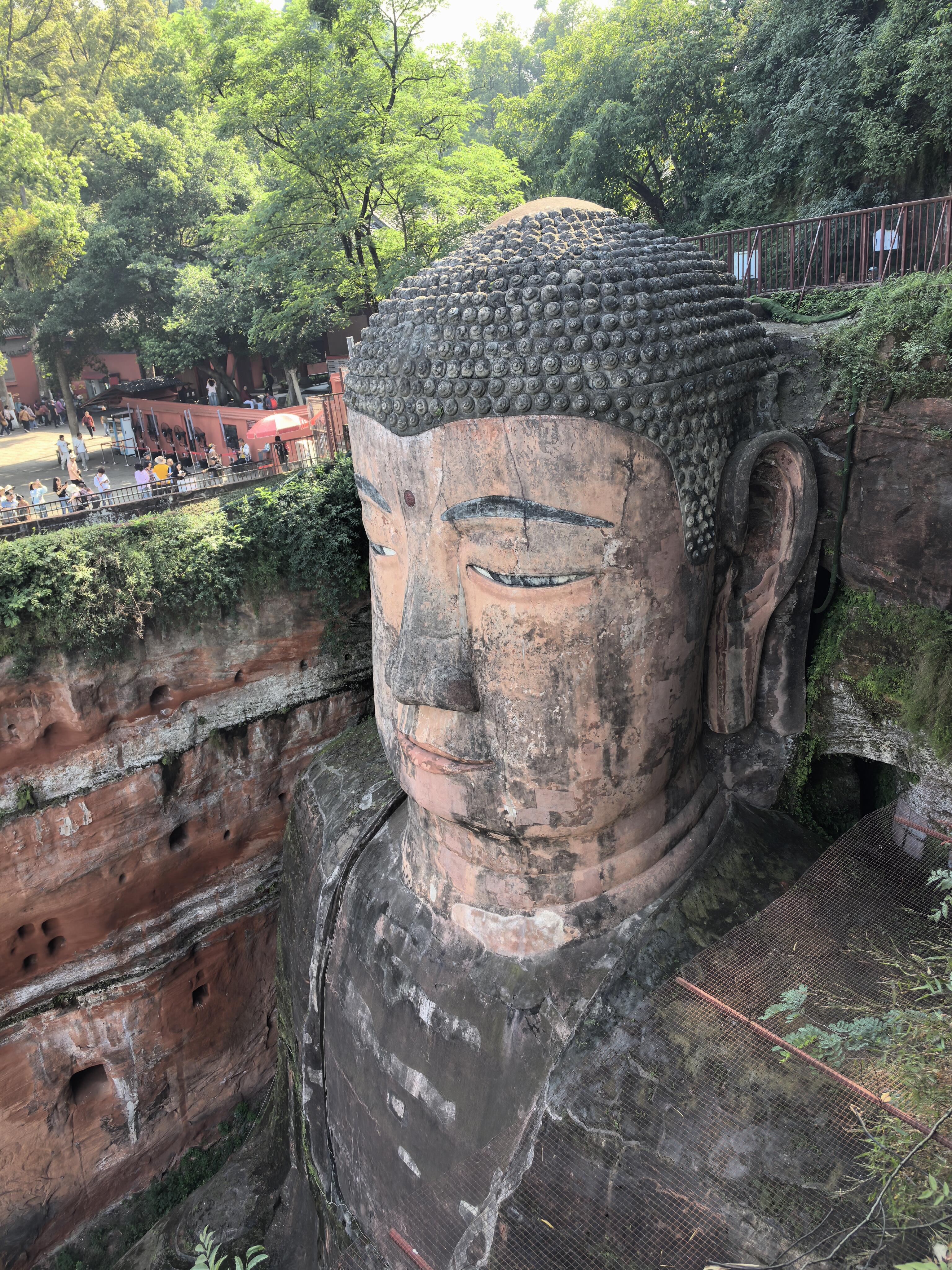 Stand Before the Giant Leshan Buddha