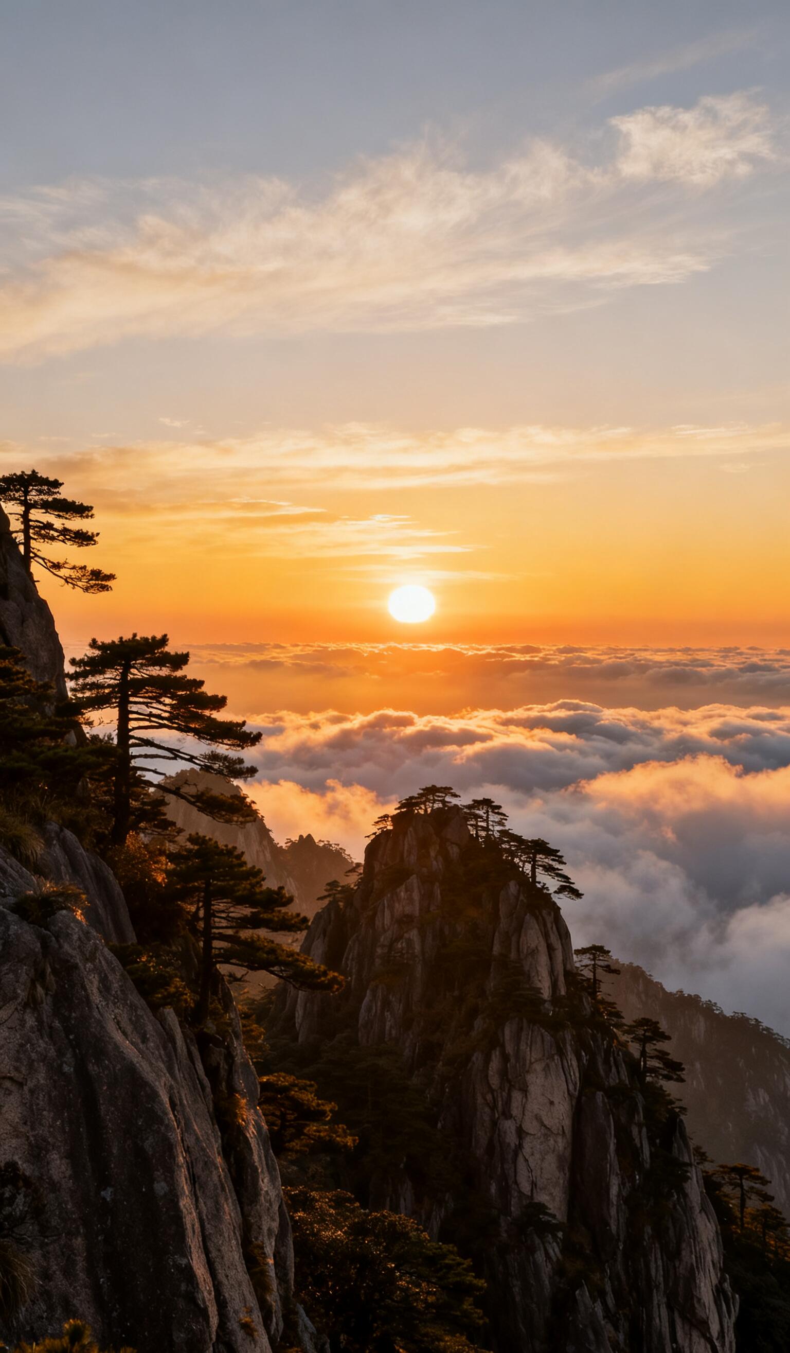 Huangshan Mountain Sunrise Experience & Departure
