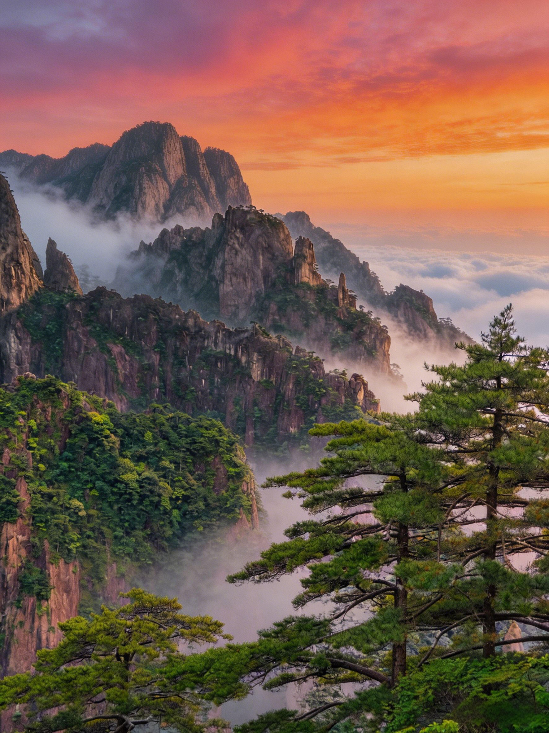 Shanghai → Huangshan — Journey from City to Mountain Landscapes