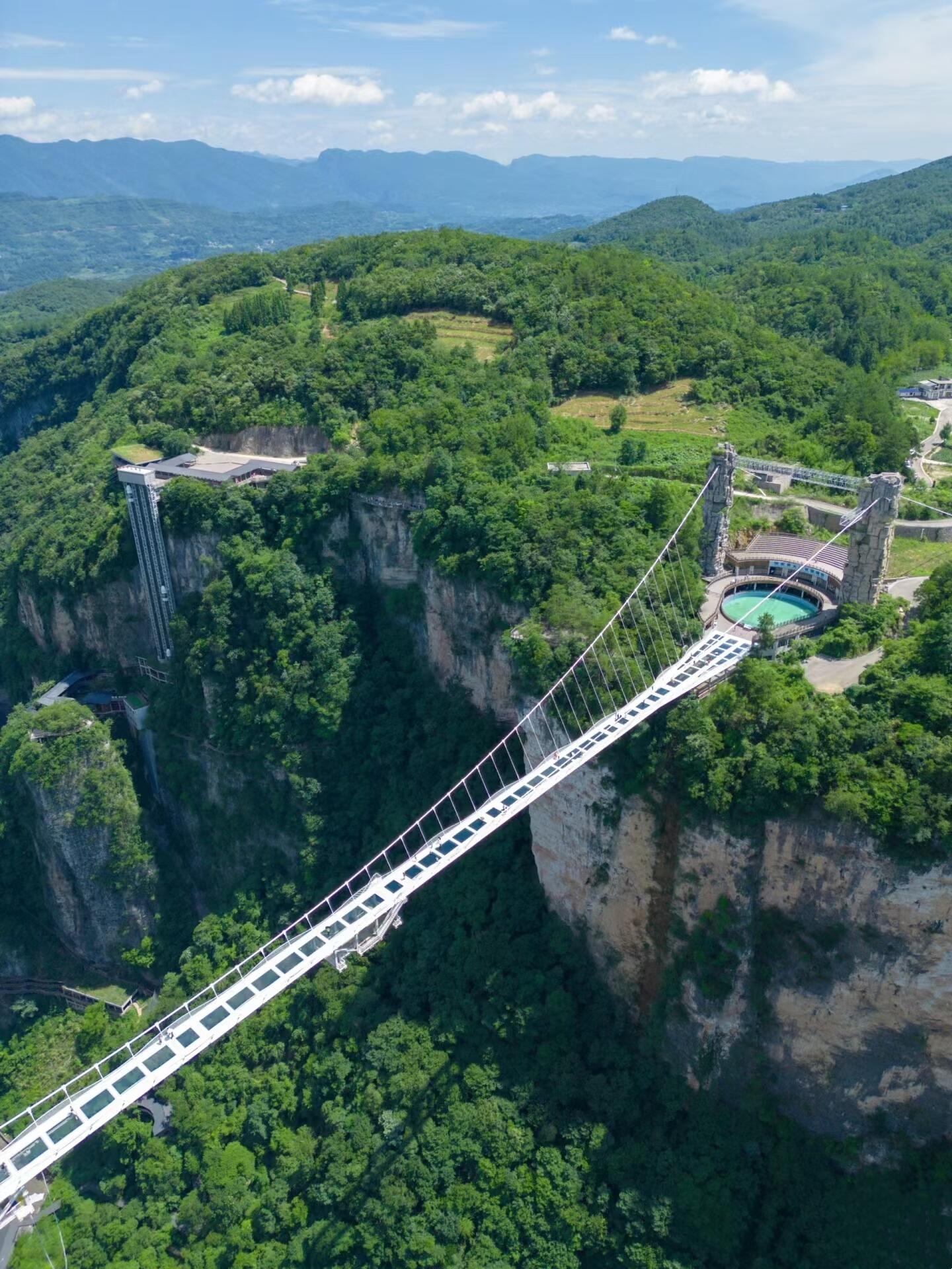 Zhangjiajie — Grand Canyon Glass Bridge & 72 Wonder Tower